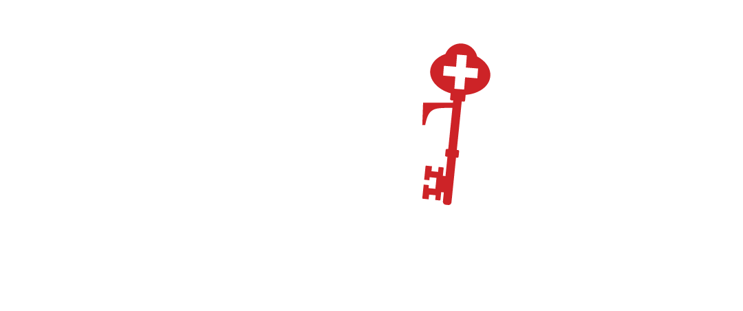 "Helvetica Trading SA logo with a red key, international trade, overstock solutions, B2B goods, import export services."